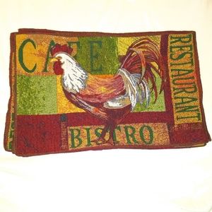 4 Rooster placemats
